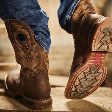 Men's Waterproof Western Boots Cowboy Boots